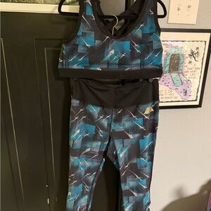 Star Wars Themed Blue and Black Athletic Set